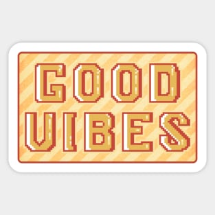 Good Vibes Retro Sticker